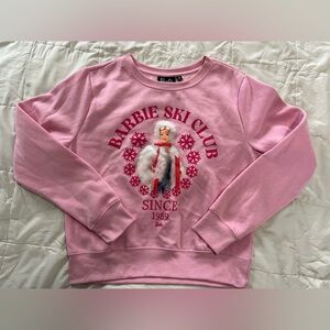 Pink Barbie Ski Club Sweatshirt